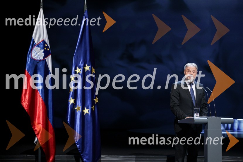 dr. Jožef Muhovič, predsednik Upravnega odbora Prešernovega skladaDržavna proslava ob kulturnem prazniku in podelitev Prešernovih nagrad 2024