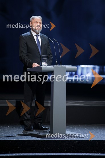 dr. Jožef Muhovič, predsednik Upravnega odbora Prešernovega skladaDržavna proslava ob kulturnem prazniku in podelitev Prešernovih nagrad 2024