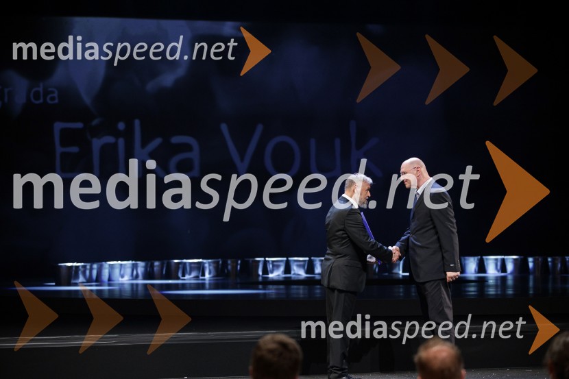 dr. Jožef Muhovič, predsednik Upravnega odbora Prešernovega sklada;  ... Državna proslava ob kulturnem prazniku in podelitev Prešernovih nagrad 2024