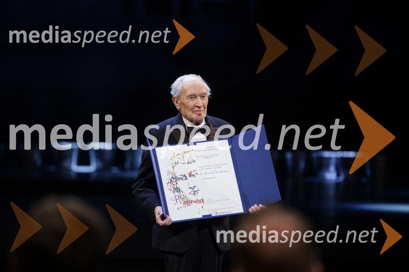 dr. Henrik Neubauer, nekdanji slovenski baletni plesalec, koreograf, umetniški vodja, zdravnik, režiser in pedagogDržavna proslava ob kulturnem prazniku in podelitev Prešernovih nagrad 2024