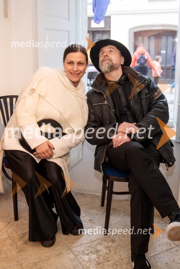  Nuška Drašček, pevka;  Ciril Horjak alias dr. Horowitz, ilustratorPrešernov dan v Kranju