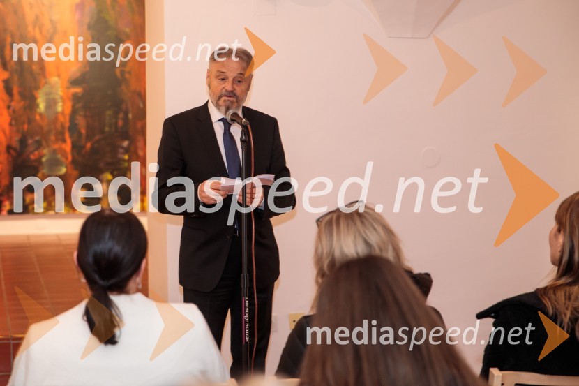 dr. Jožef Muhovič, predsednik Upravnega odbora Prešernovega skladaPrešernov dan v Kranju