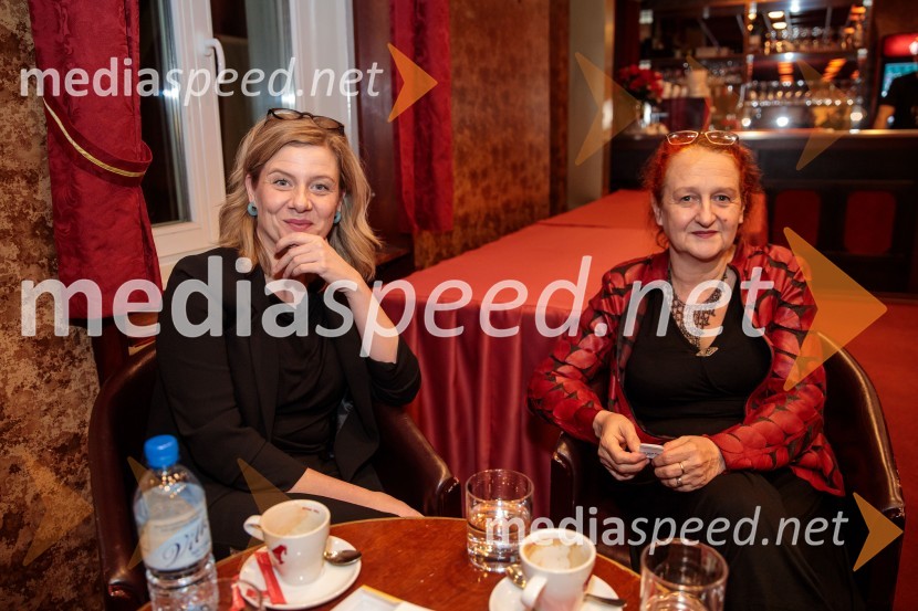  Jana Zupančič, igralka;  Marinka Poštrak, dramaturginja, Prešernovo gledališče KranjPrešernov dan v Kranju