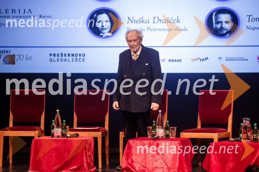 dr. Henrik Neubauer, nekdanji slovenski baletni plesalec, koreograf, umetniški vodja, zdravnik, režiser in pedagogPrešernov dan v Kranju