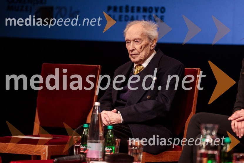 dr. Henrik Neubauer, nekdanji slovenski baletni plesalec, koreograf, umetniški vodja, zdravnik, režiser in pedagogPrešernov dan v Kranju