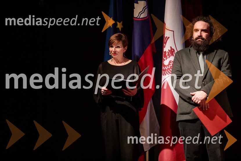  Vesna  Slapar, igralka;   Jure Novak, režiser, direktor, Prešernovo gledališče KranjPrešernov dan v Kranju