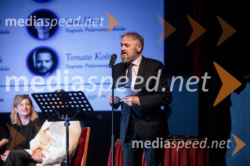 dr. Jožef Muhovič, predsednik Upravnega odbora Prešernovega skladaPrešernov dan v Kranju