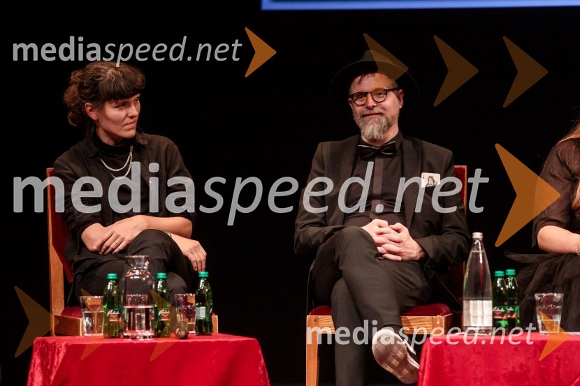  Sara Kern, režiserka;  Ciril Horjak alias dr. Horowitz, ilustratorPrešernov dan v Kranju