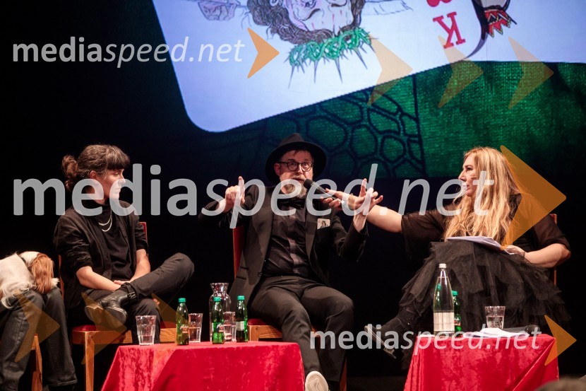  Sara Kern, režiserka;  Ciril Horjak alias dr. Horowitz, ilustrator;  ... Prešernov dan v Kranju