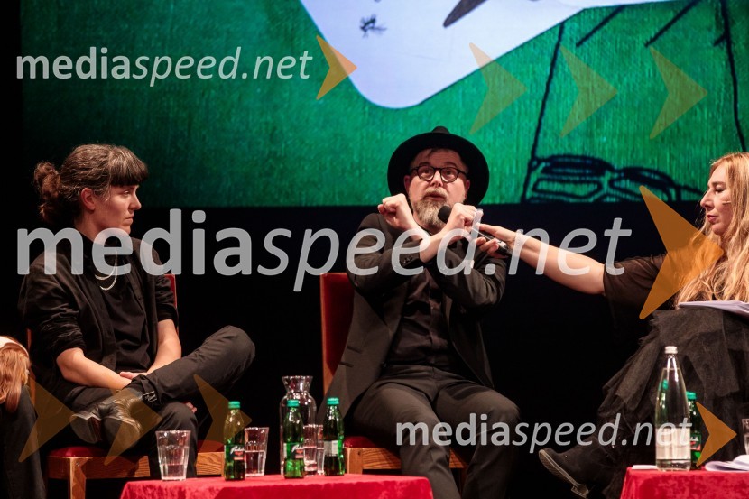  Sara Kern, režiserka;  Ciril Horjak alias dr. Horowitz, ilustratorPrešernov dan v Kranju