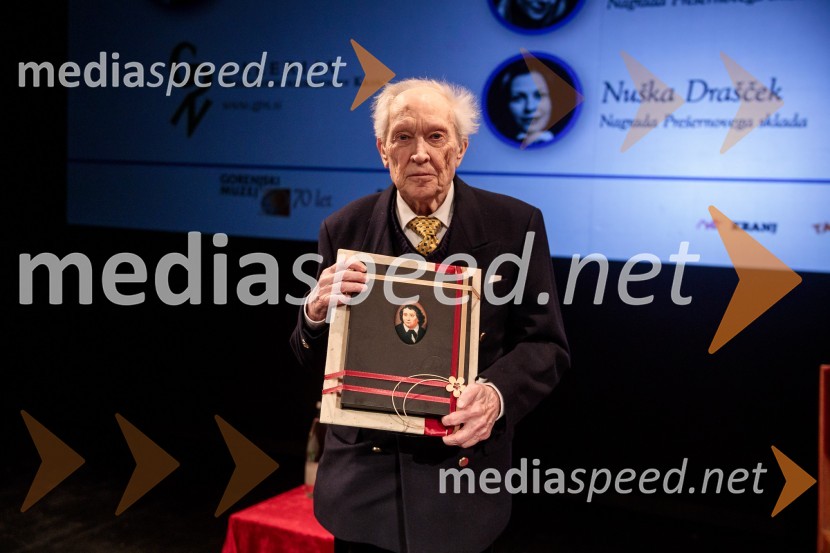 dr. Henrik Neubauer, nekdanji slovenski baletni plesalec, koreograf, umetniški vodja, zdravnik, režiser in pedagogPrešernov dan v Kranju