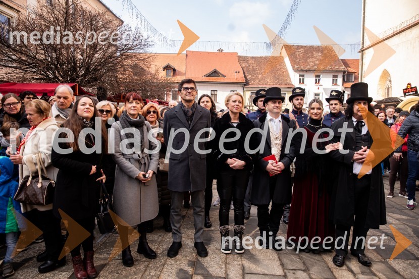  Manja Zorko, podžupanja, Mestna občina Kranj;  Urša Manček Rakovec, marketing, RTV Slovenija;  Matjaž Rakovec, župan Mestne občine Kranj; mag. Urška Klakočar Zupančič, predsednica Državnega zbora RS, podpredsednica, Gibanje Svoboda;  Klemen Malovrh, direktor, Zavod za turizem Kranj;  ... ;  ... Prešernov smenj 2024
