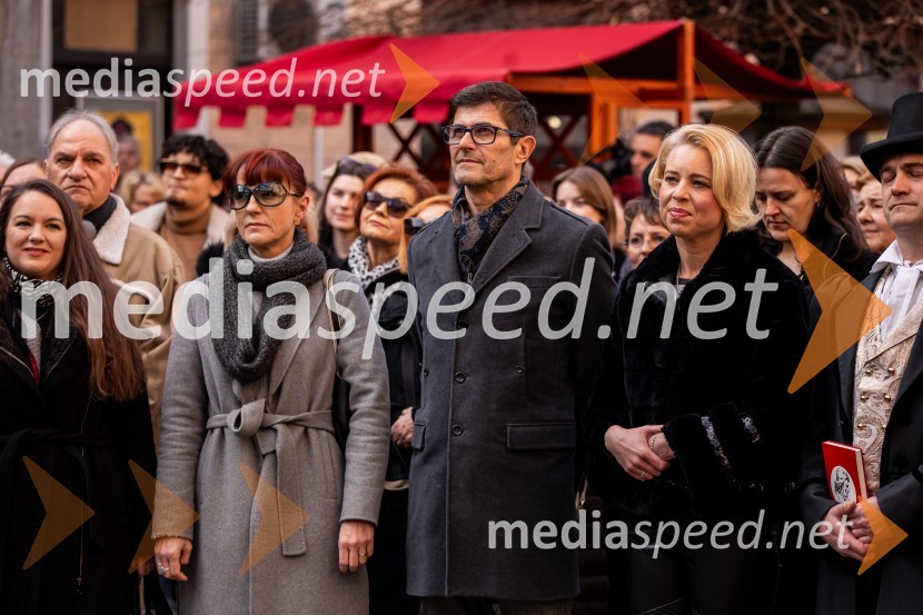  Urša Manček Rakovec, marketing, RTV Slovenija;  Matjaž Rakovec, župan Mestne občine Kranj; mag. Urška Klakočar Zupančič, predsednica Državnega zbora RS, podpredsednica, Gibanje SvobodaPrešernov smenj 2024