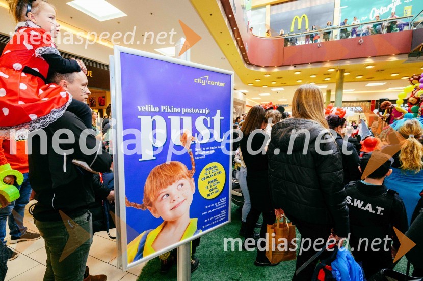 Veliko Pikino pustovanje v Citycentru Celje