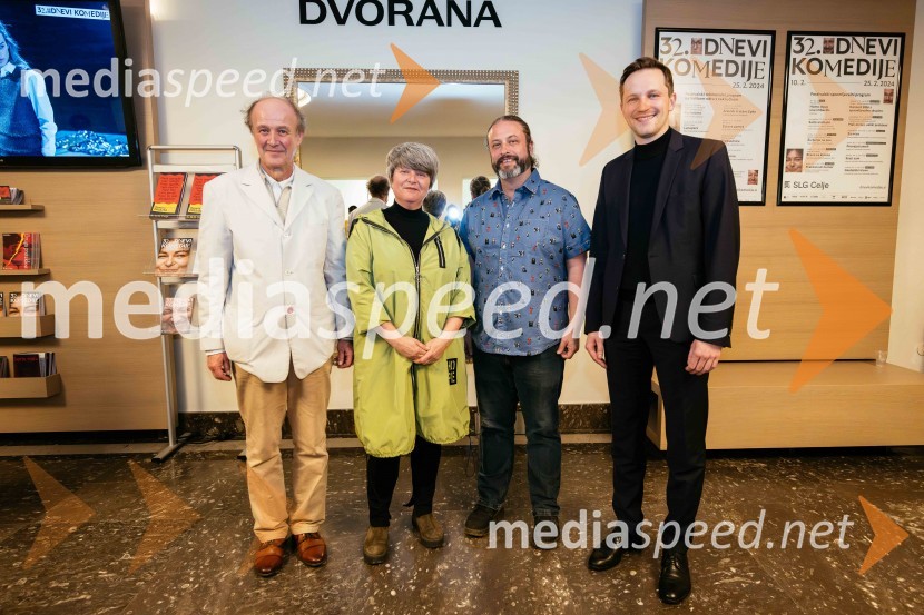  ... ;  Mojca Redjko, samostojna kulturna delavka;  ... ;  Matija Kovač, župan, MO CeljeOtvoritev festivala 32. Dnevi komedije