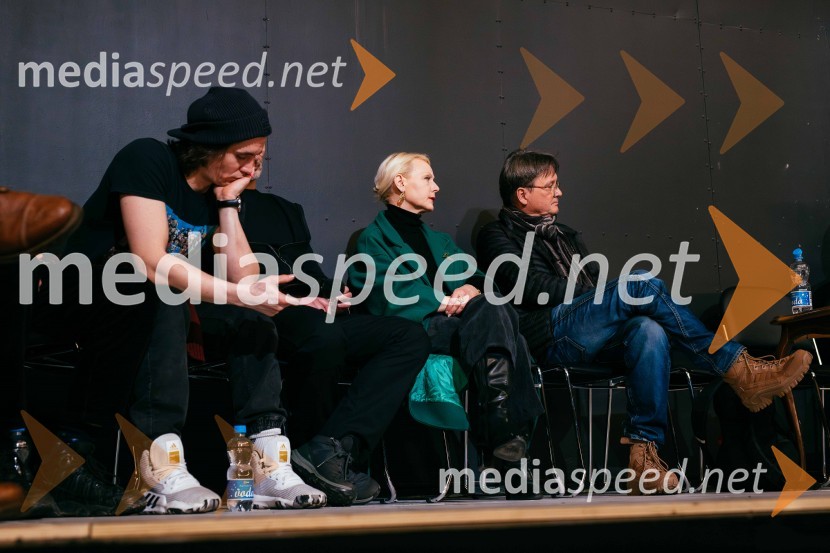  Klemen Janežič, igralec, koreograf;  Polona  Juh, igralka;  Branko Šturbej, igralecOtvoritev festivala 32. Dnevi komedije