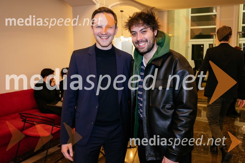  Matija Kovač, župan, MO Celje;  Benjamin Krnetić, igralecOtvoritev festivala 32. Dnevi komedije