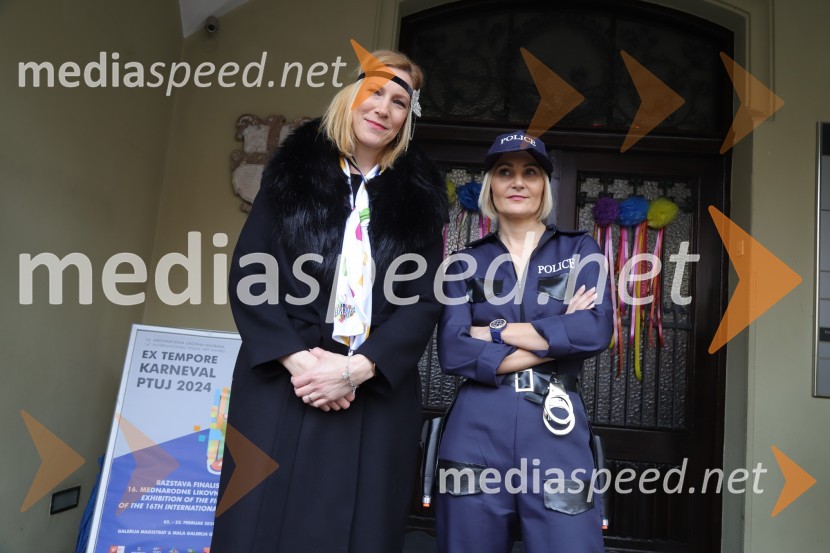  Tanja Srečkovič Bolšec,  direktorica, Zavod za turizem Ptuj;  Nuška Gajšek, županja, Mestna občina Ptuj64. Mednarodna karnevalska povorka