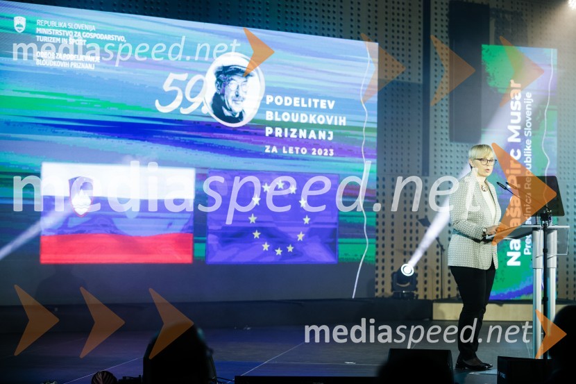dr. Nataša Pirc Musar, predsednica Republike SlovenijeBloudkovi nagrajenci 2023