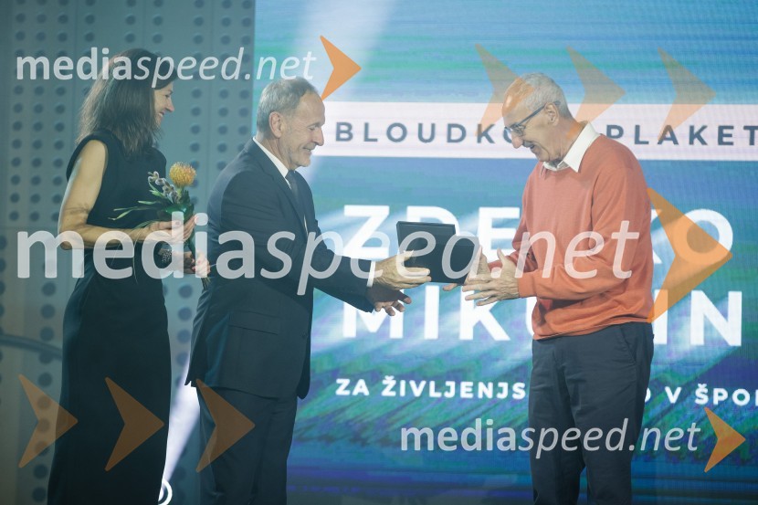  Petra Tramte,  vodja, Sektor za razvoj in programe športa;  Viktor Grošelj, predsednik Odbora za podeljevanje Bloudkovih priznanj;  Zdenko Mikulin, nekdanji rokometašBloudkovi nagrajenci 2023