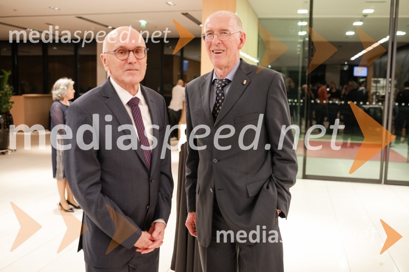  Janez Penca, nekdanji vrhunski atlet, pedagog, trener;  Vojko Orel, upokojeni bivši direktor Javnega zavoda za šport Nova GoricaBloudkovi nagrajenci 2023