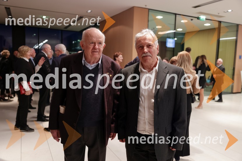  Zvone Dežnak, nekdanji uspešen gospodarstvenik;  Edvard Hafner, nekdanji hokejist in trenerBloudkovi nagrajenci 2023