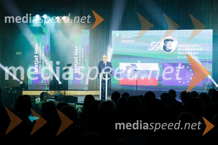  Matjaž Han, minister za gospodarstvo, turizem in športBloudkovi nagrajenci 2023