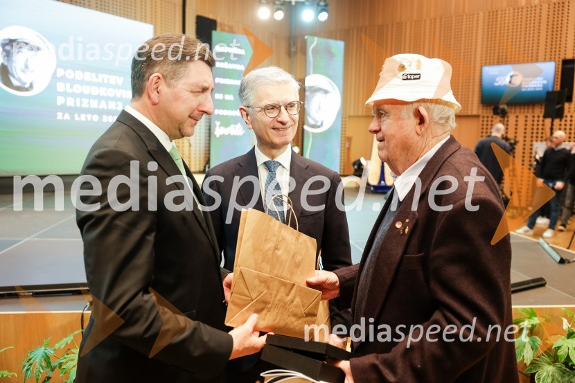 dr. Aleš Musar, lastnik Ruske dače;  Franjo Bobinac, podpredsednik in generalni direktor za globalni marketing, Hisense International., predsednik Rokometne zveze Slovenije;  Zvone Dežnak, nekdanji uspešen gospodarstvenikBloudkovi nagrajenci 2023