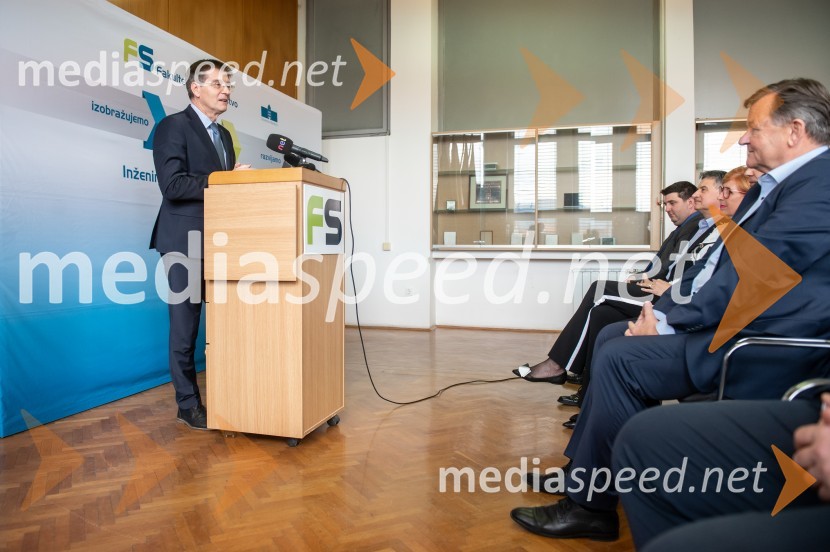 prof. dr. Zdravko Kačič, rektor Univerze v MariboruSlovesna otvoritev prenovljenega laboratorija Pomurski laboratorij