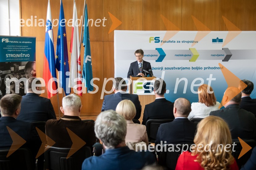 prof. dr. Zdravko Kačič, rektor Univerze v MariboruSlovesna otvoritev prenovljenega laboratorija Pomurski laboratorij