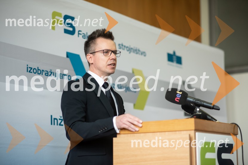 prof. dr. Matej Vesenjak, dekan, Fakulteta za strojništvo UMSlovesna otvoritev prenovljenega laboratorija Pomurski laboratorij