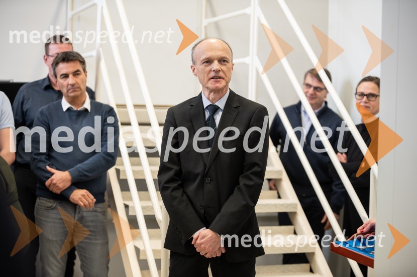 red. prof. dr. Matjaž Hriberšek, Fakulteta za strojištvoSlovesna otvoritev prenovljenega laboratorija Pomurski laboratorij
