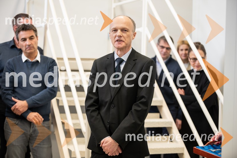 red. prof. dr. Matjaž Hriberšek, Fakulteta za strojištvoSlovesna otvoritev prenovljenega laboratorija Pomurski laboratorij