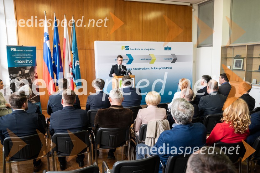 prof. dr. Matej Vesenjak, dekan, Fakulteta za strojništvo UMSlovesna otvoritev prenovljenega laboratorija Pomurski laboratorij