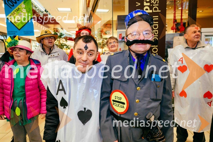 Veselo pustovanje v Citycentru Celje