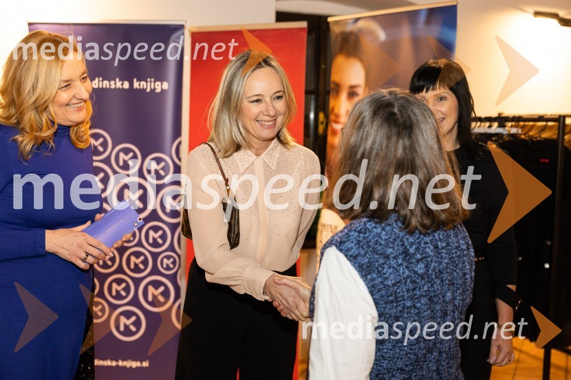 dr. Alenka Kepic Mohar, glavna urednica Mladinske knjige;  Simona Mele, predsednica uprave Mladinska knjiga;  Karmen Pangos,  članica uprave, Mladinska knjigaSrečanje avtorjev Mladinske knjige in Cankarjeve založbe