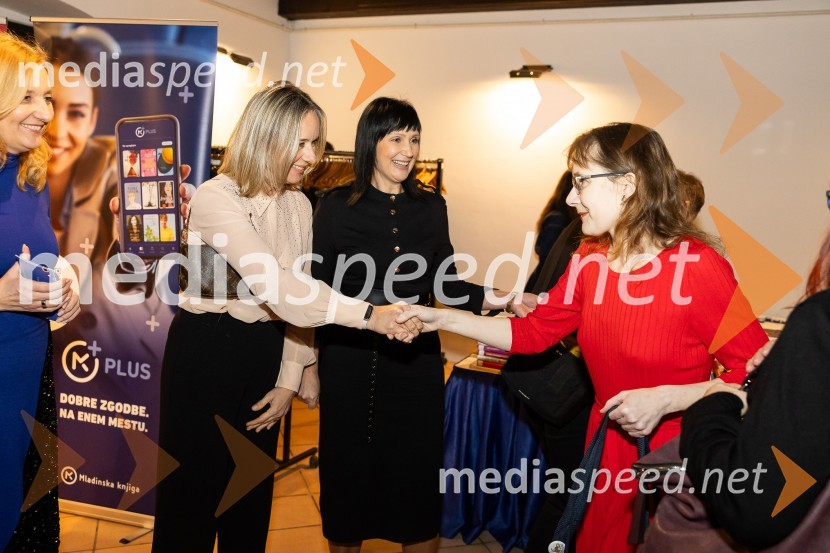  Simona Mele, predsednica uprave Mladinska knjiga;  Nada GrošeljSrečanje avtorjev Mladinske knjige in Cankarjeve založbe