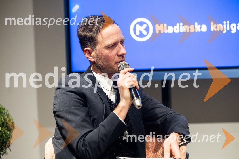  Klemen Slakonja, igralec, komik in TV voditeljSrečanje avtorjev Mladinske knjige in Cankarjeve založbe