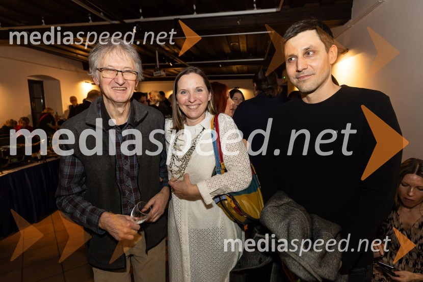  Zvonko Čoh, slikar;  Maja Bajželj, urednica, Mladinska knjiga;  Žiga Kosec, urednik revij Ciciban in CicidoSrečanje avtorjev Mladinske knjige in Cankarjeve založbe