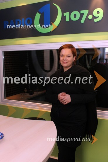 Darja Potočan, programska urednica Radia 1Radio 1, otvoritev nove radijske postaje