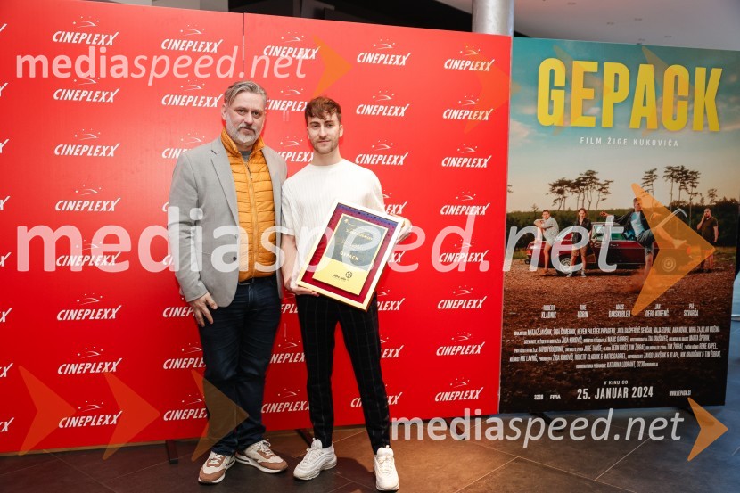  Klemen Dvornik, filmski in televizijski režiser ter predsednik NS DSR;  Žiga Kukovič, režiserPodelitev Zlate role filmu Gepack