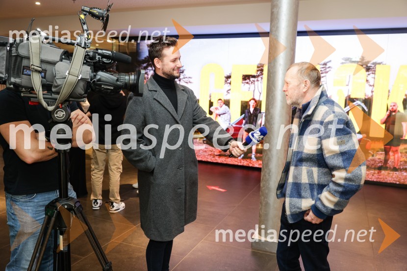  Alen Podlesnik, moderator, novinar POP TV;  Matjaž Javšnik, igralecPodelitev Zlate role filmu Gepack