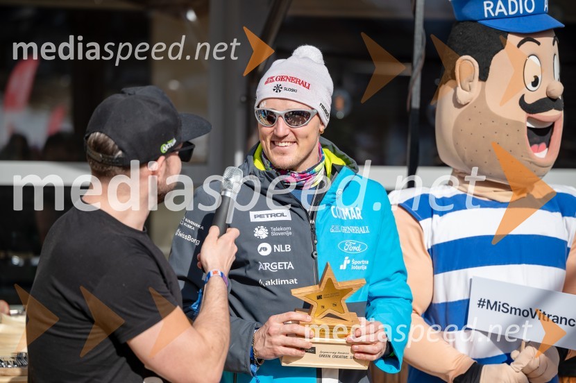  Klemen Bunderla, radijski voditelj, radio Aktual;  Štefan Hadalin, alpski smučarVIP dogodek pred Pokalom Vitranc 2024