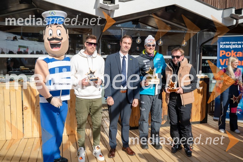 ... ;  Rok Capl, v.d. direktor, Spirit Slovenia;  Štefan Hadalin, alpski smučar;  Bojan Križaj, nekdanji smučarVIP dogodek pred Pokalom Vitranc 2024