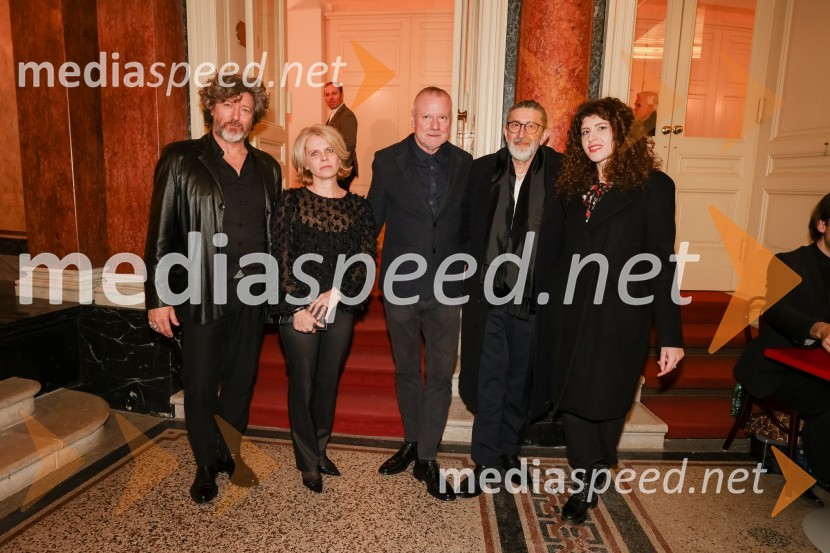  Renato Zanella, umetniški direktor ljubljanskega baleta;  Natalija Ravter;  Staš Ravter, direktor SNG Opera in balet Ljubljana;  Leo Kulaš, kostumograf;  ... María de Buenos Aires, premiera baleta v SNG Opera in balet Ljubljana