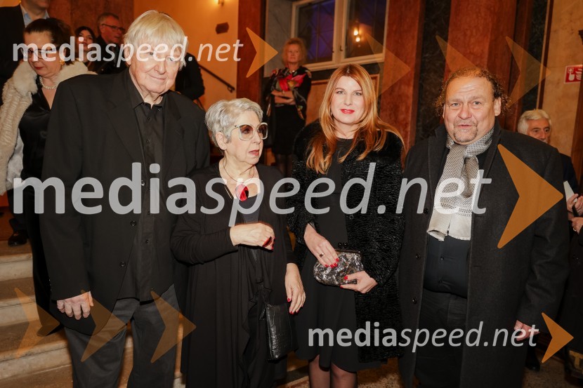  Lovrenc Blaž Arnič, dirigent;  Zlatomira Nikolova, operna pevka;  Janja Lamberger;  Darko Brlek, direktor in umetniški vodja, Festival LjubljanaMaría de Buenos Aires, premiera baleta v SNG Opera in balet Ljubljana