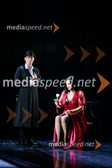  Ivan  Andres Arnšek, operni solist, baritonist, Opera in Balet Ljubljana;  Nuška Drašček, pevkaMaría de Buenos Aires, premiera baleta v SNG Opera in balet Ljubljana