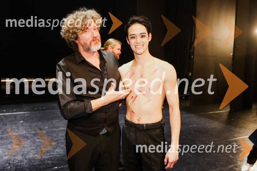  Renato Zanella, umetniški direktor ljubljanskega baleta;  Kenta Yamamoto, baletnikMaría de Buenos Aires, premiera baleta v SNG Opera in balet Ljubljana