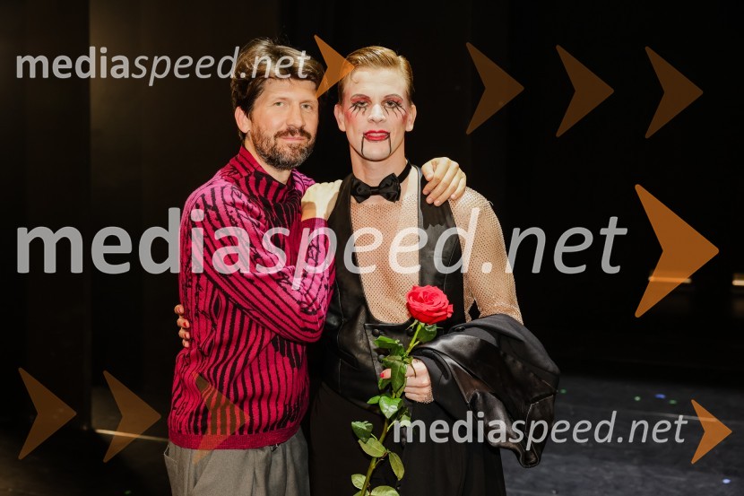  Tomaž Mihelič - Marlenna, član skupine Sestre;  Lukas Zuschlag, baletnik, koreografMaría de Buenos Aires, premiera baleta v SNG Opera in balet Ljubljana