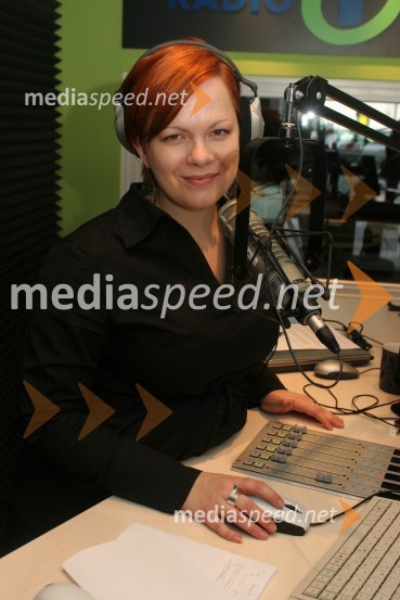 Darja Potočan, programska urednica Radia 1Radio 1, otvoritev nove radijske postaje
